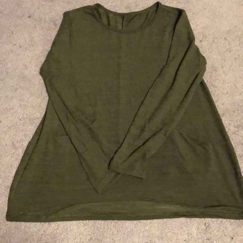 forest green shirt